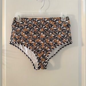 Burberry High-Waisted Swim Bottoms